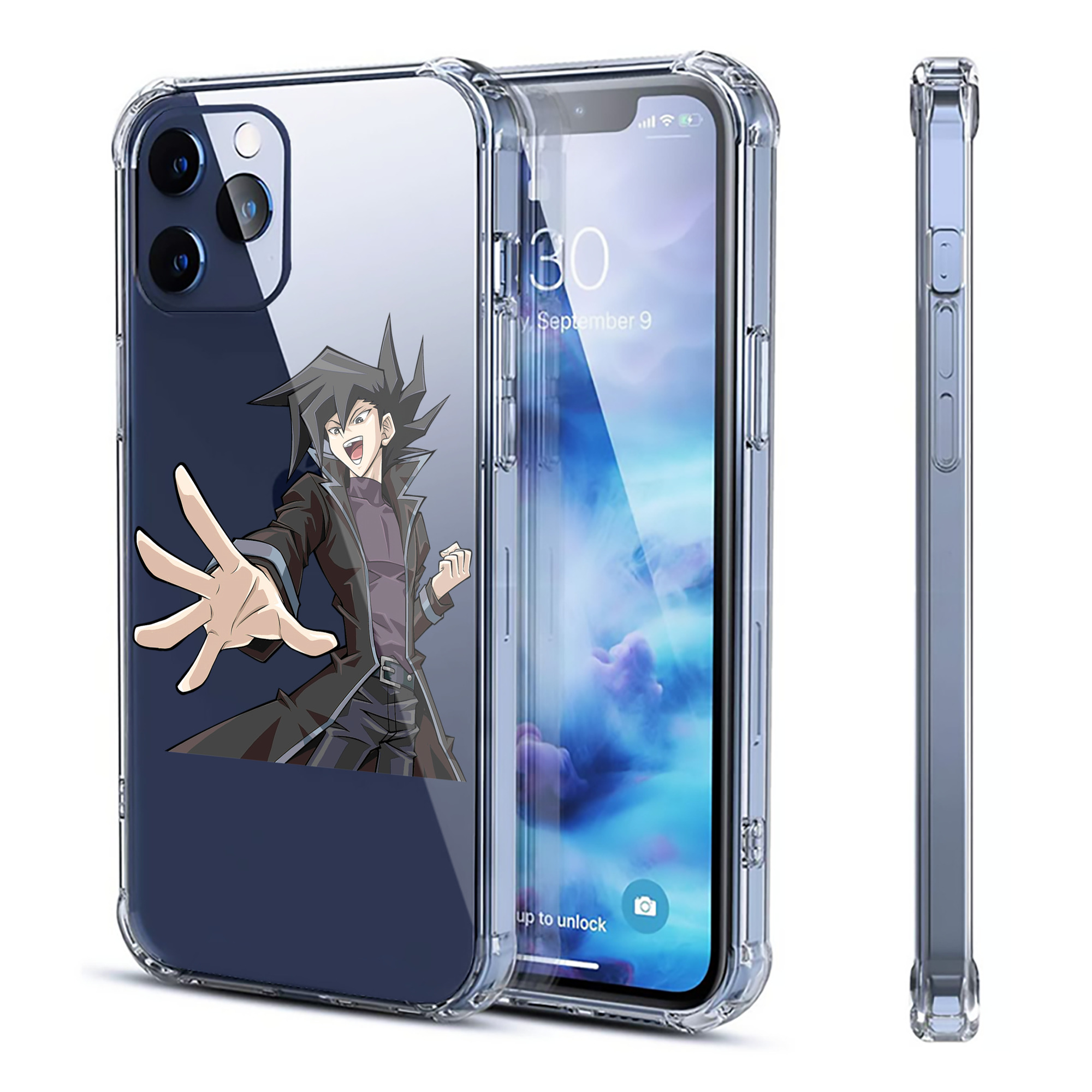 （画像用） 遊☆戯☆王 Yu-Gi-Oh! 【iPhone 12シリーズ対応】透明スマホケース（クリアソフトケース）